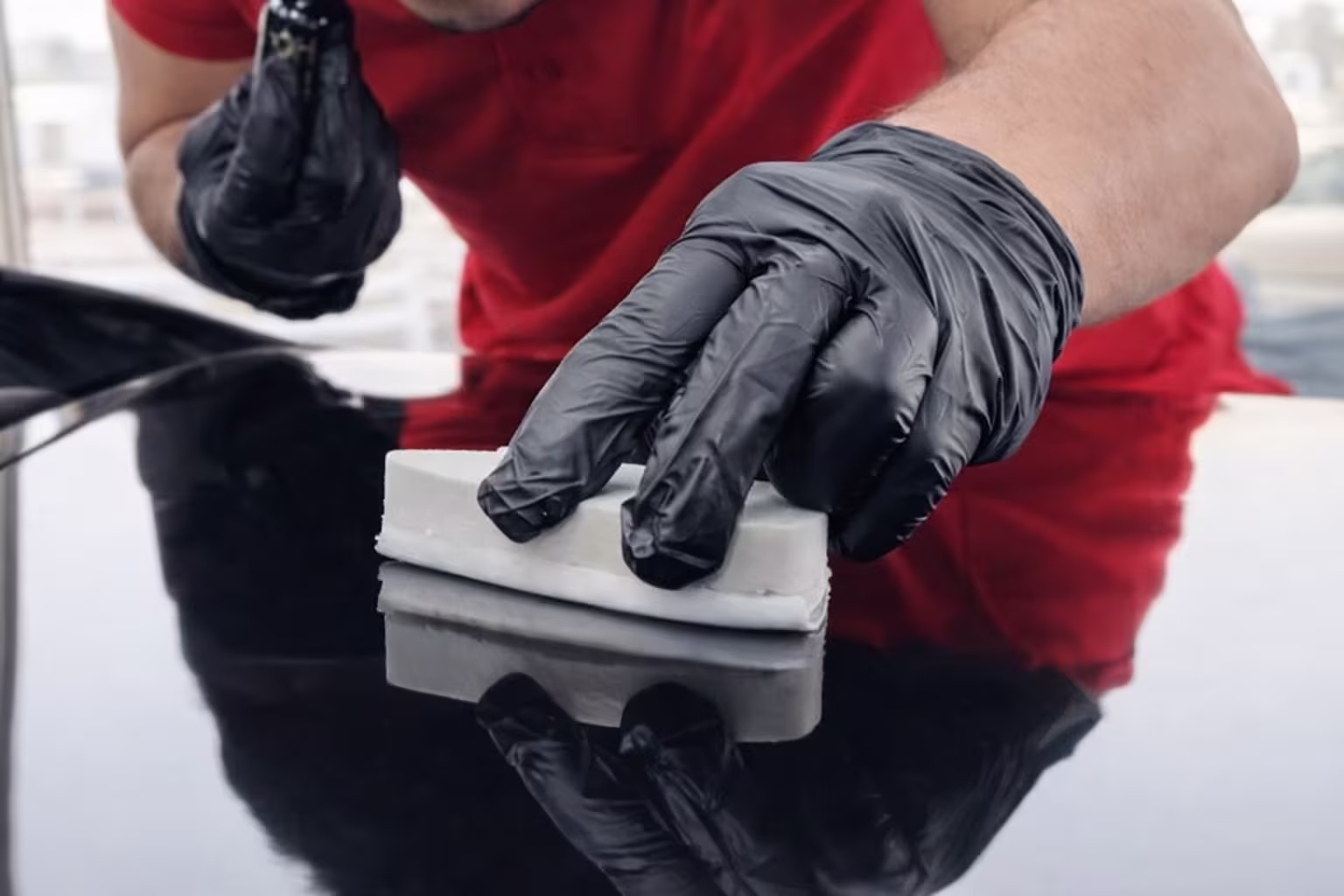 Detailing and nano coating applied for deep gloss